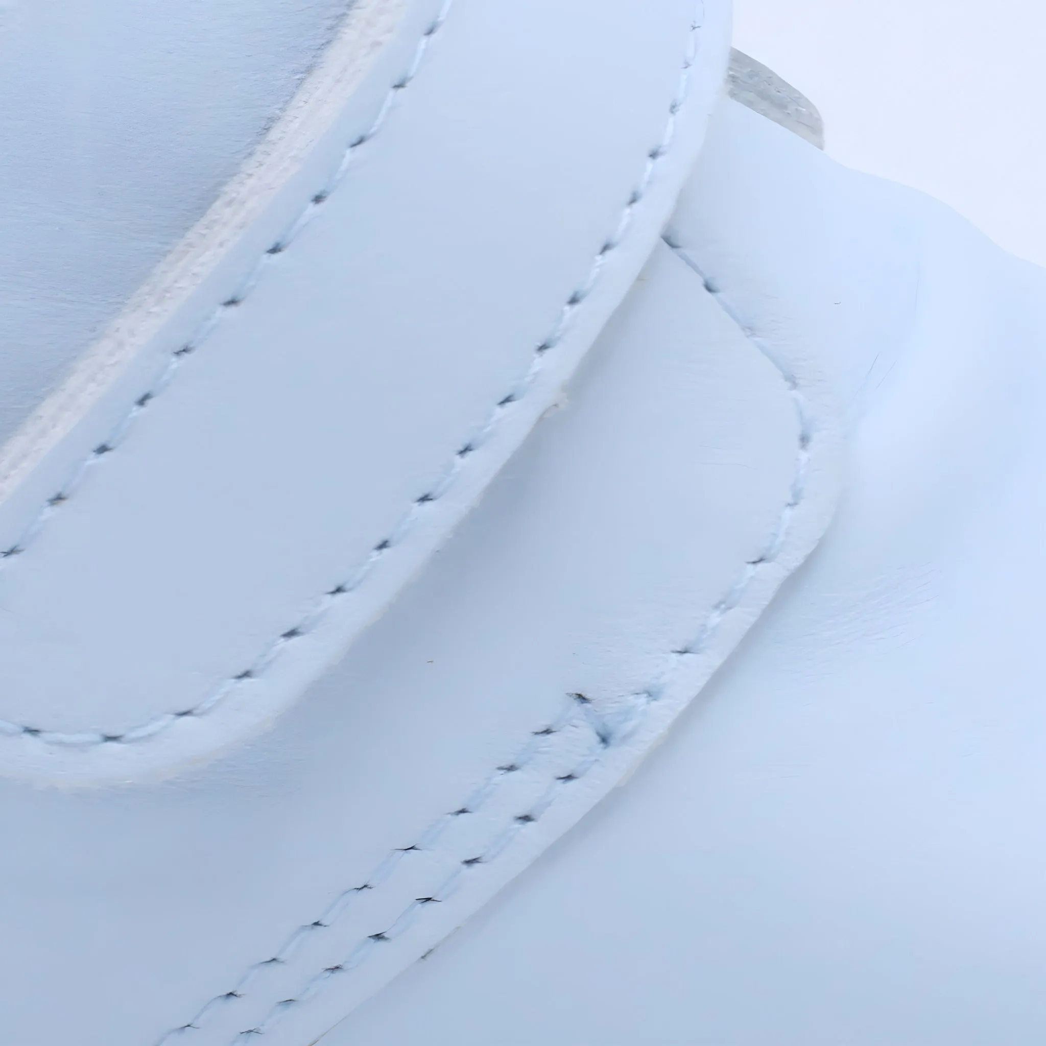 'Sergio' Boys Pale Blue Leather Velcro Boots