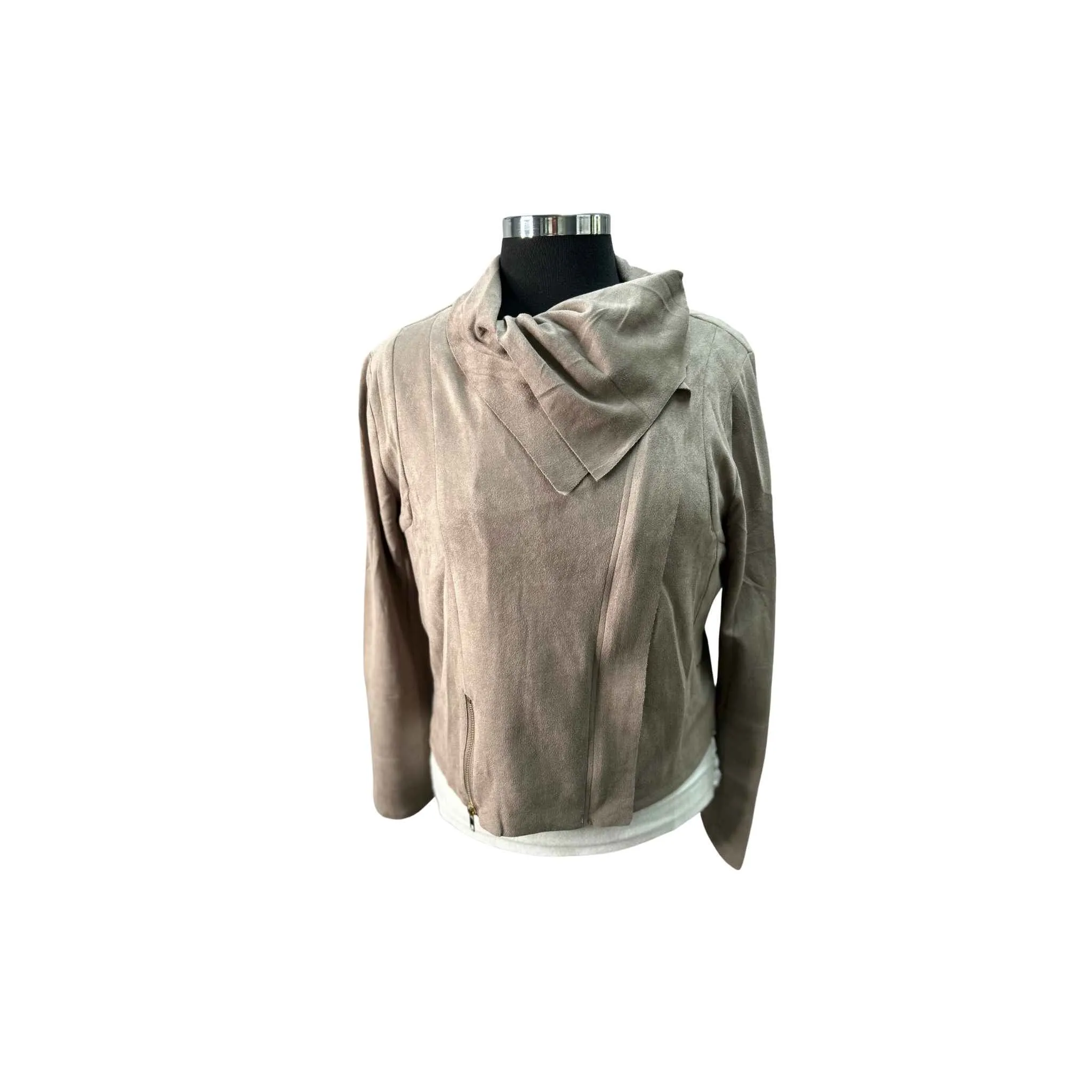 Soft Suede Moto Jacket