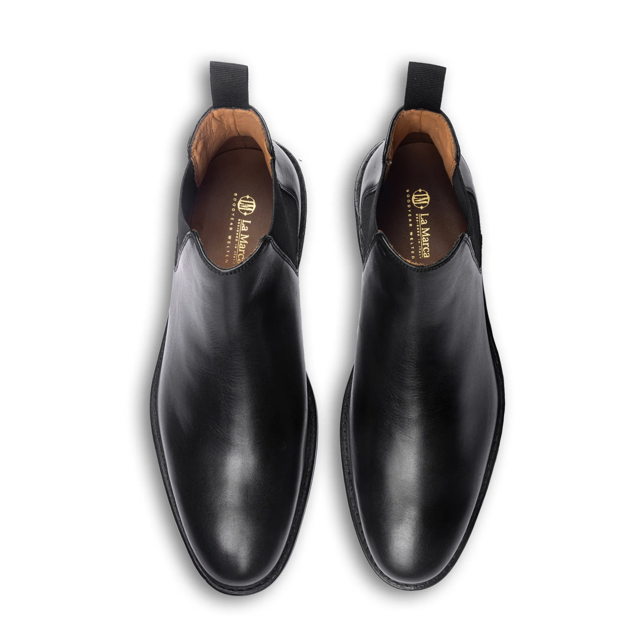 Stevan Chelsea Boot (Piano Black)