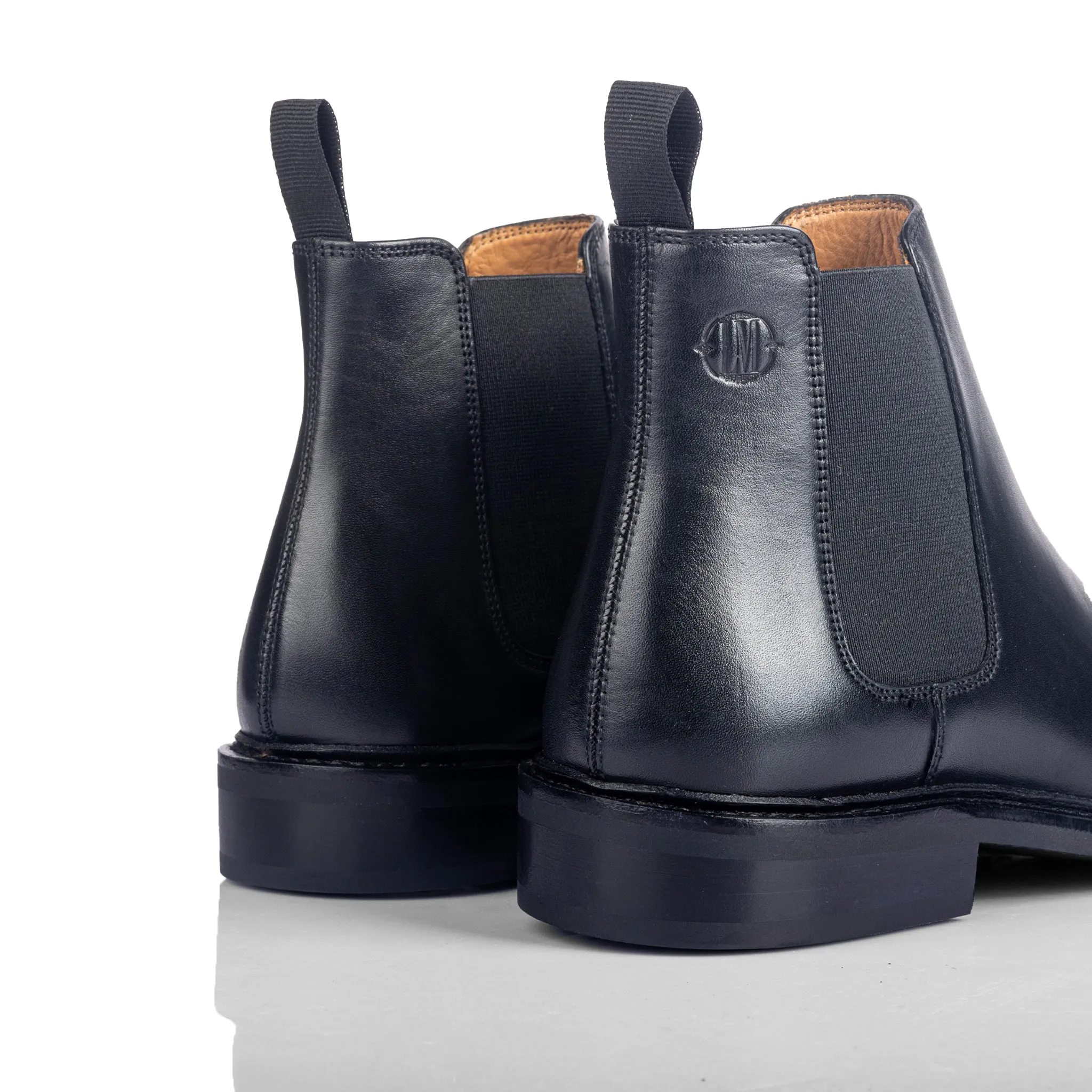 Stevan Chelsea Boot (Piano Black)