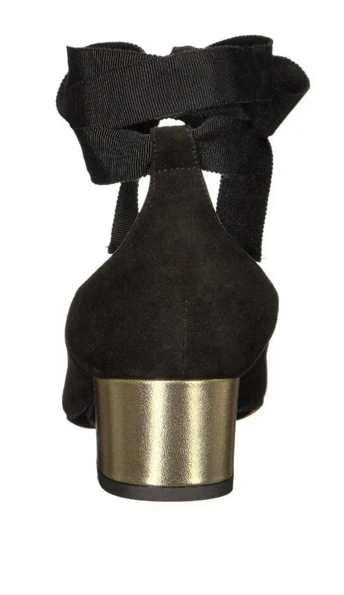 Tabitha Simmons Chloe Black Kidsuede/Gold