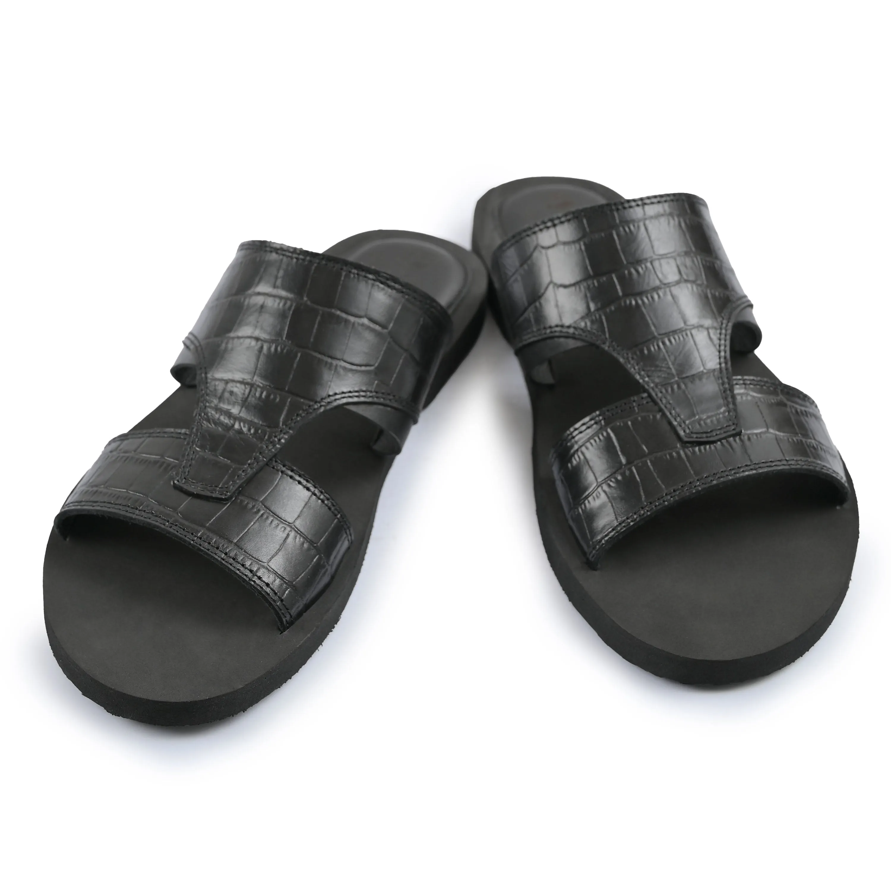 TEXTURED LEATHER SLIPPER