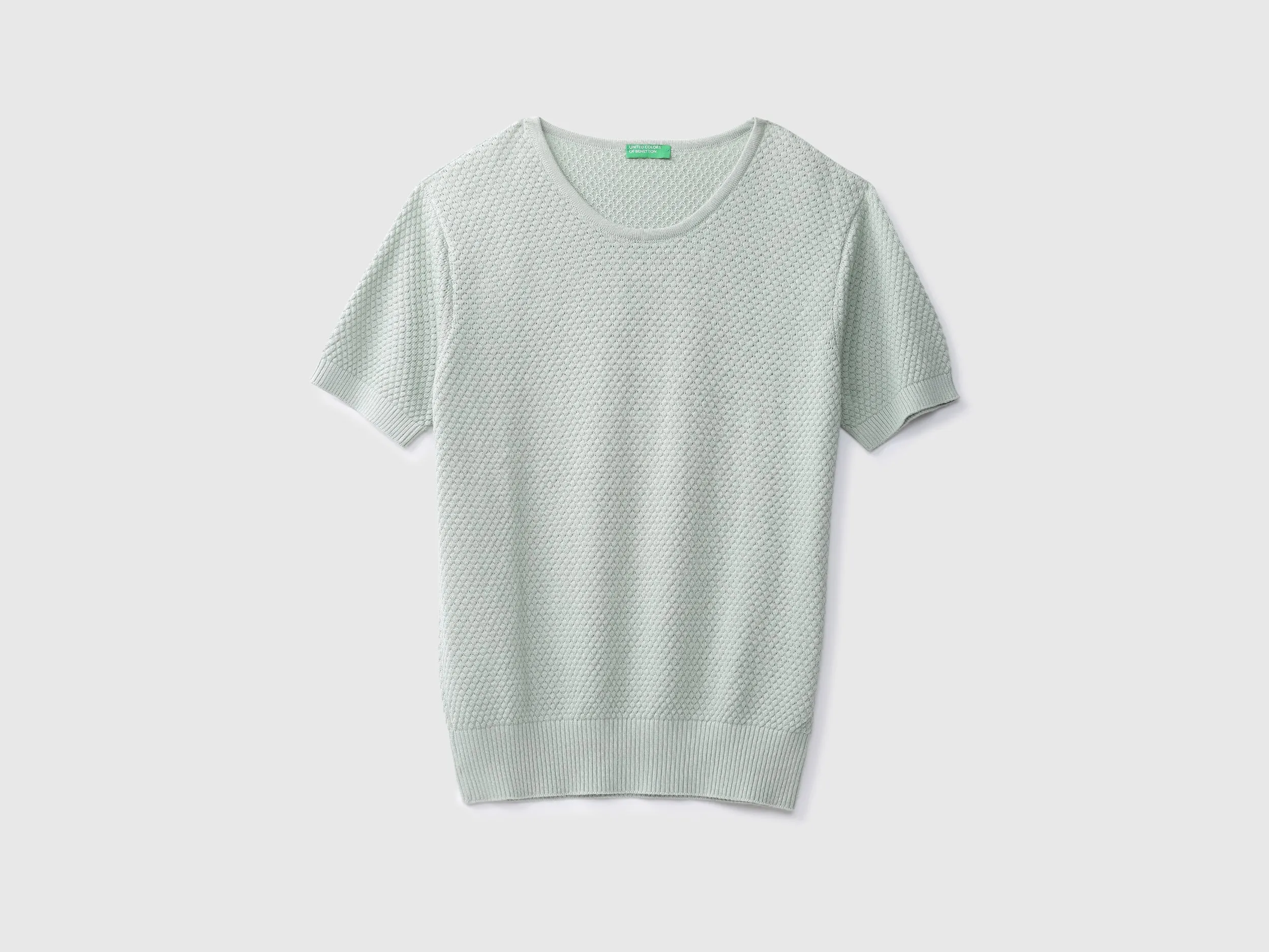 Textured Slim Fit Top