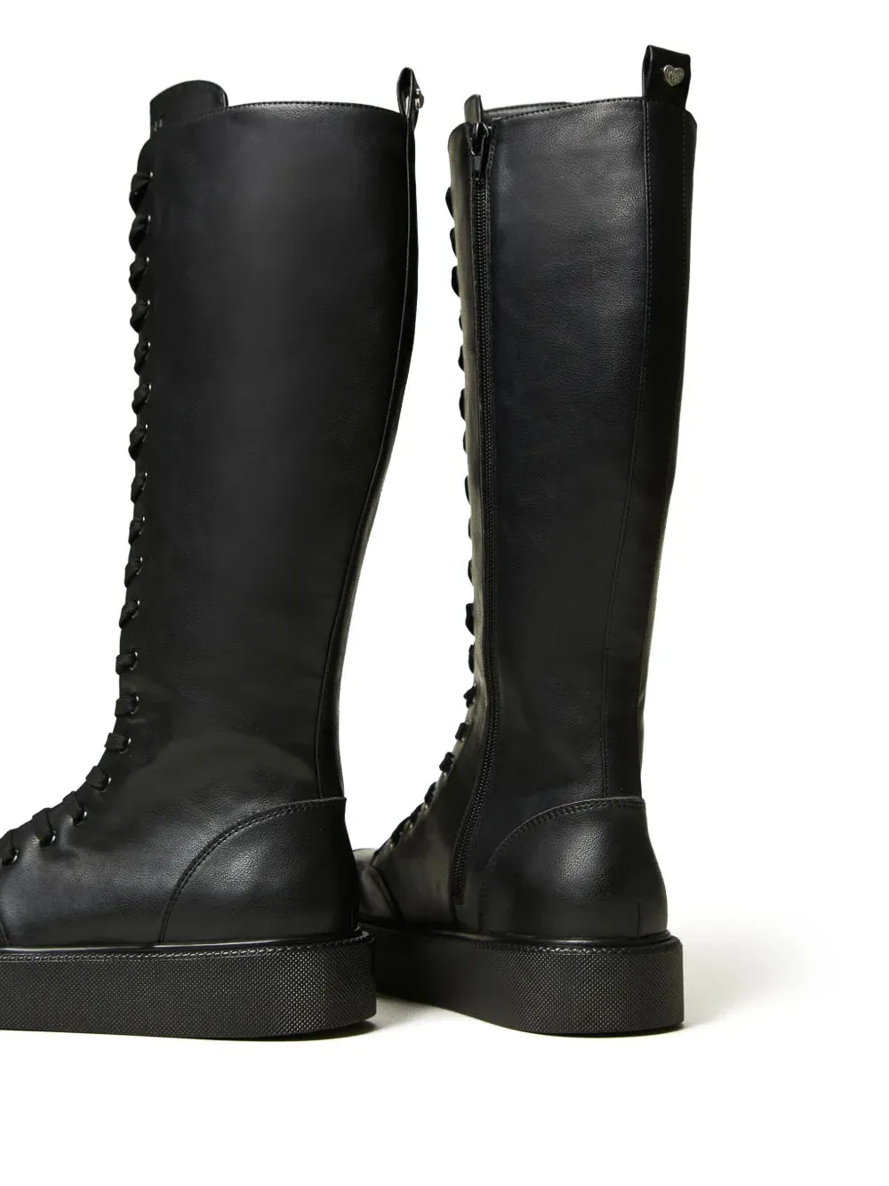 TWINSET lace-up boots
