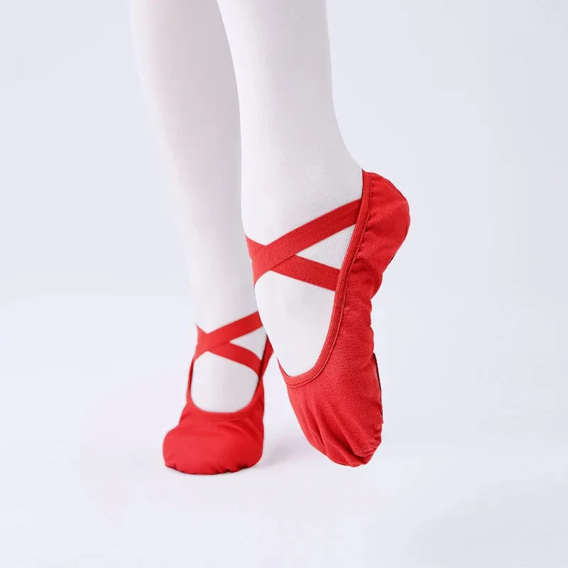 Women's Professional Ballet Shoes: Split Sole Dance Slippers for Girls